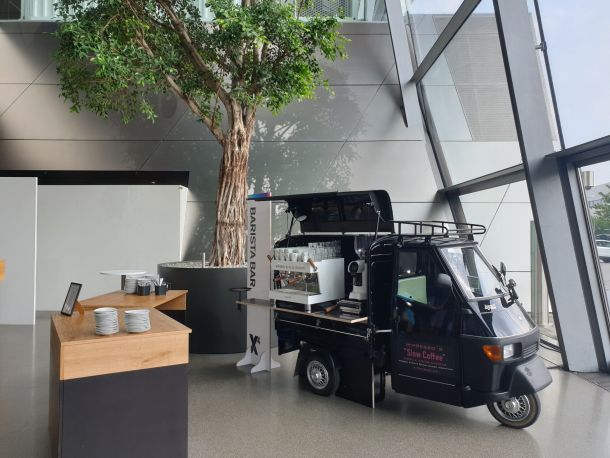m-presso Kaffeecatering BMW Welt Auditorium
